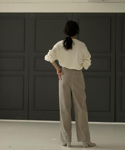 coen（コーエン）の「コーデュロイタックパンツ（その他パンツ・レディース・ライトグレー/ダークグレー・S/M/L）」の8枚目の写真