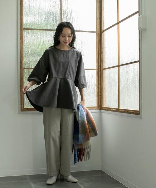 coen（コーエン）の「コーデュロイタックパンツ（その他パンツ・レディース・ライトグレー/ダークグレー・S/M/L）」の9枚目の写真