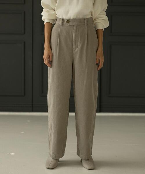 coen（コーエン）の「コーデュロイタックパンツ（その他パンツ・レディース・ライトグレー/ダークグレー・S/M/L）」の13枚目の写真