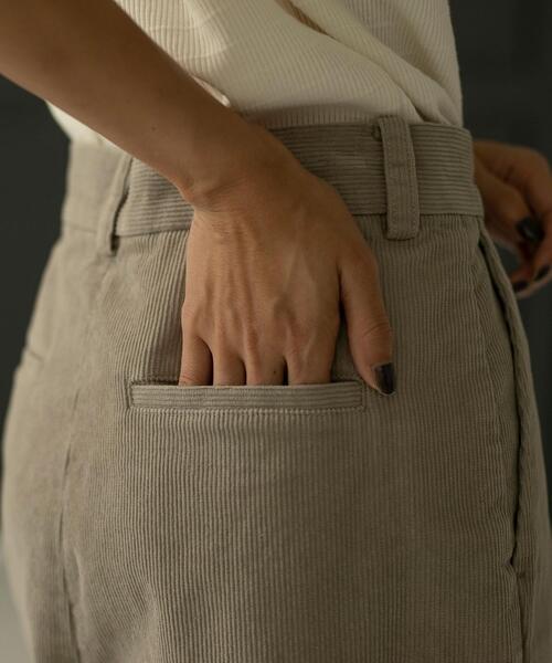 coen（コーエン）の「コーデュロイタックパンツ（その他パンツ・レディース・ライトグレー/ダークグレー・S/M/L）」の16枚目の写真