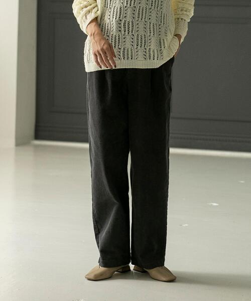 coen（コーエン）の「コーデュロイタックパンツ（その他パンツ・レディース・ライトグレー/ダークグレー・S/M/L）」の22枚目の写真