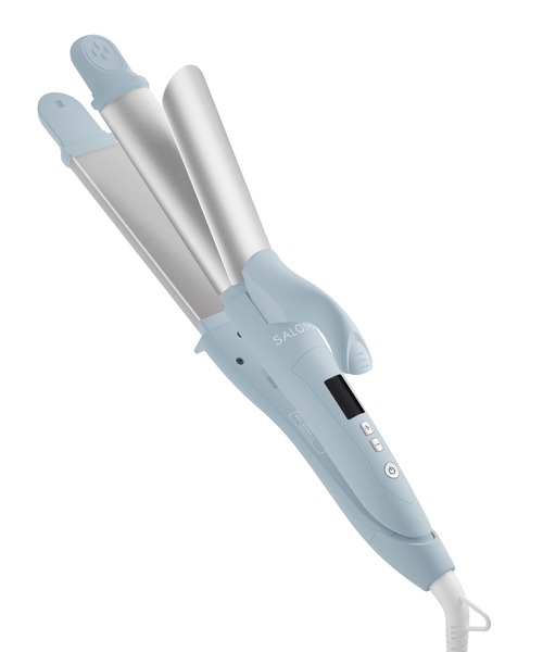 SALONIA（サロニア）の「SALONIA サロニア 2WAYヘアアイロン ストレート カール（美容器具・レディース・ブラック/ベージュ/グレー/ゴールド/ブラック×シルバー/ホワイト×シルバー/ネイビー/シンフォニーブルー/シンフォニーピンク・32mm）」の7枚目の写真