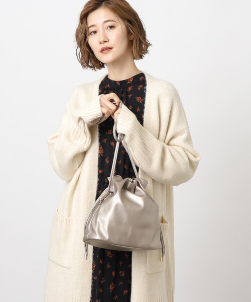 grove（グローブ）の「◆ドロストショルダー（ショルダーバッグ・レディース・スミクロ/ライトグレー/ブラック/レッド系1/シルバー系その他・00）」の11枚目の写真