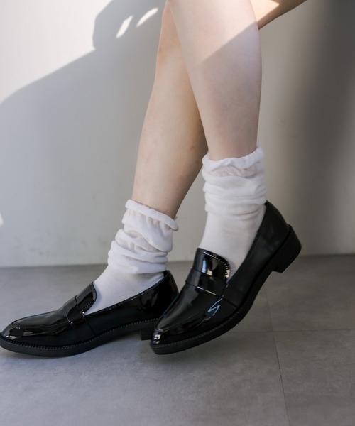 mystic（ミスティック）の「【2色展開】ルーズソックス（ソックス/靴下・レディース・グレー/オフホワイト・ONE SIZE）」の4枚目の写真