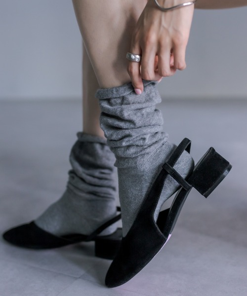 mystic（ミスティック）の「【2色展開】ルーズソックス（ソックス/靴下・レディース・グレー/オフホワイト・ONE SIZE）」の7枚目の写真