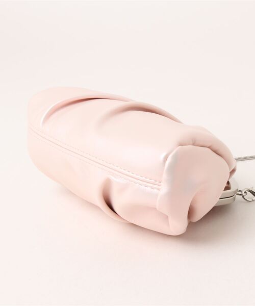 florist(フローリスト)の「【2WAY/3WAY】シャイニングレザーがま口ハンドバッグ/ショルダーバッグ(ハンドバッグ・レディース・ホワイト/ピンク・FREE)」の18枚目の写真