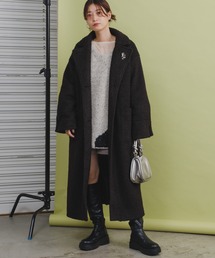Kastane | 【2023AWカタログ掲載】ブークレロングコート(チェスターコート)