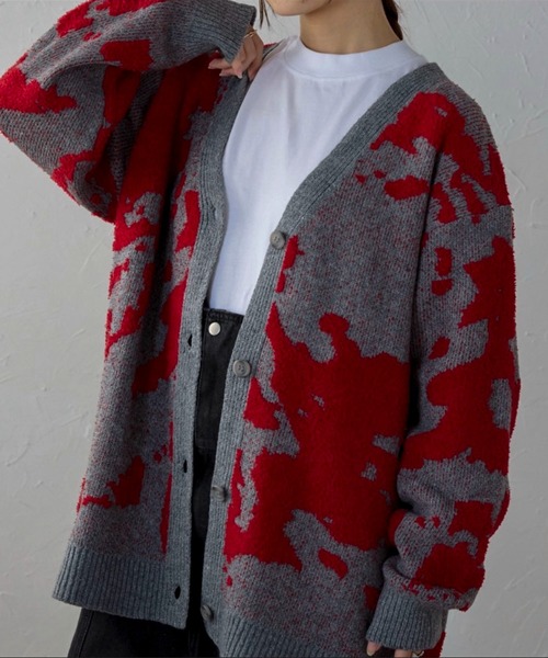 セール】ジャガードカーデ（カーディガン/ボレロ）｜ap retro