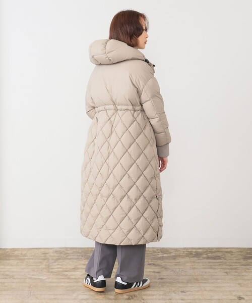 Ray BEAMS（レイビームス）の「DUVETICA / LITONYA（ダウンジャケット/コート・レディース・ライトグレー/ブラック・42/40/38）」の4枚目の写真