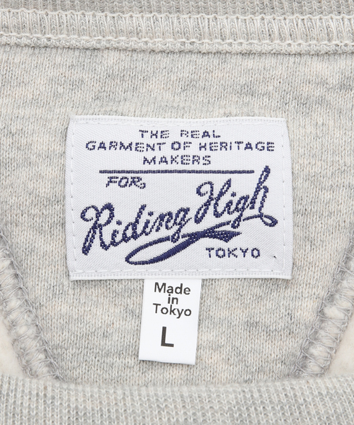 RIDING HIGH（ライディングハイ）の「【RIDING HIGH / ライディングハイ】AZUMA FREECE C/W（スウェット・メンズ・チャコールグレー・LARGE/MEDIUM）」の13枚目の写真
