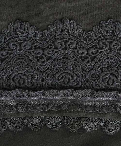 somari imagination（ソマリ イマジネーション）の「『裏シャギーレースパーカーワンピース』（ワンピース・レディース・ブラック/チャコールグレー・FREE）」の15枚目の写真