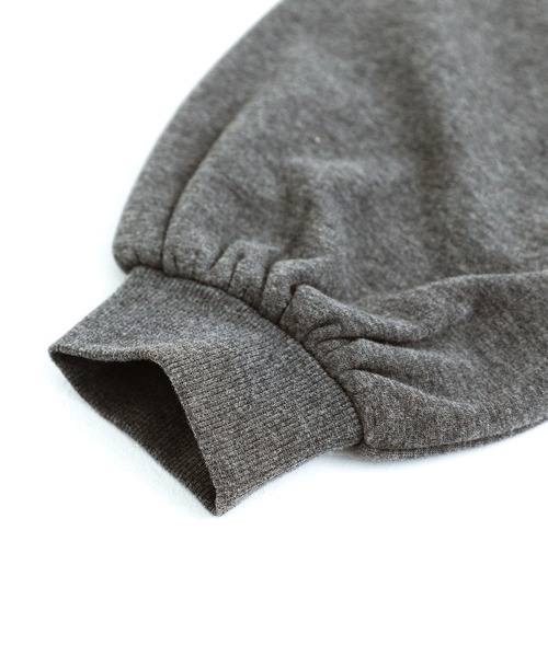 somari imagination（ソマリ イマジネーション）の「『裏シャギーレースパーカーワンピース』（ワンピース・レディース・ブラック/チャコールグレー・FREE）」の12枚目の写真