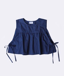 [Yarmo] Cropped Tabard_Gingham