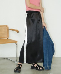 Auntie Rosa Holiday | サテントラックロングスカート / サイズ展開あり(スカート)