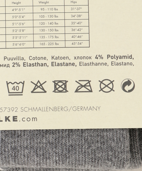 FRAMeWORK（フレームワーク）の「【FALKE / ファルケ】FAMILY THGHTS（タイツ/ストッキング・レディース・チャコールグレー/ブラック/ライトグレー・FREE）」の4枚目の写真