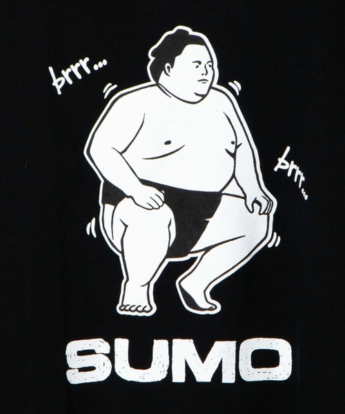 WEGO（ウィゴー）の「WEGO/SUMOプリントT（Tシャツ/カットソー・メンズ・ブラック・XX-LARGE/X-LARGE/LARGE）」の2枚目の写真