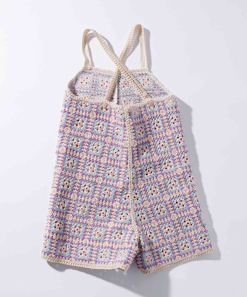 STELLA McCARTNEY(ステラマッカートニー)の「STELLA McCARTNEY (ステラマッカートニー) Kids & Junior クロシェ編みキャミオーバーオール(サロペット/オーバーオール・キッズ・マルチ・6Y/2Y)」の7枚目の写真