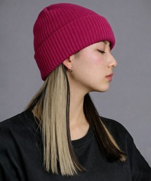 ニット ベスト キャップ」に該当するメンズの帽子（レッド/赤色系