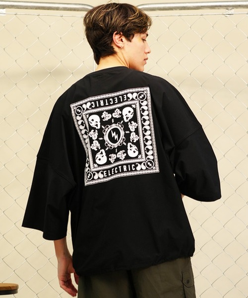 【セール】【ムラサキスポーツ限定】Electric/エレクトリック 水陸両用/ユーティリティ UVケア バックプリントTシャツ/半袖ラッシュガード/半袖Tシャツ E24STM03（ラッシュガード）｜ELECTRIC（エレクトリック）