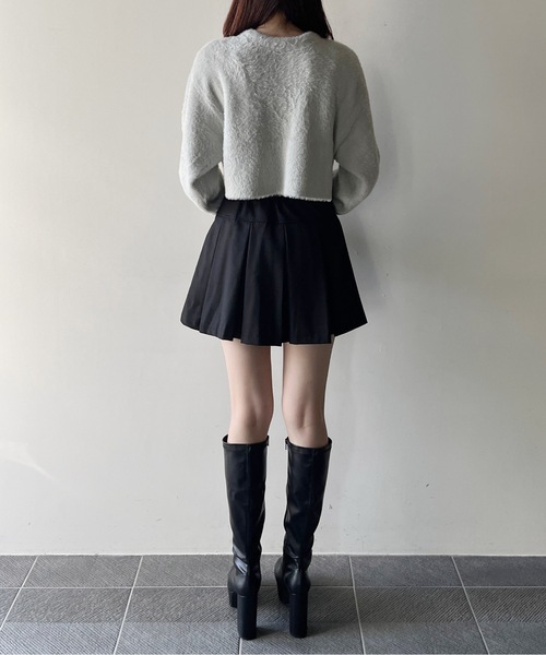 one way(ワンウェイ)の「ワイドプリーツミニスカパン(スカート・レディース・ブラック/グレー/ダークグレー・SMALL/MEDIUM)」の11枚目の写真
