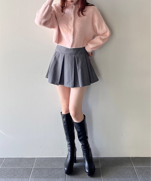 one way(ワンウェイ)の「ワイドプリーツミニスカパン(スカート・レディース・ブラック/グレー/ダークグレー・SMALL/MEDIUM)」の15枚目の写真