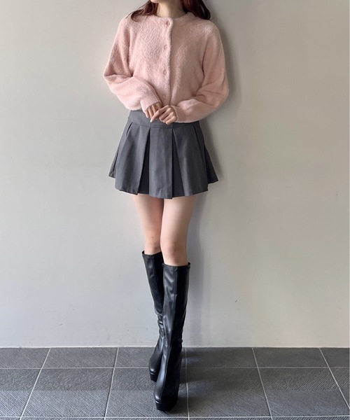 one way(ワンウェイ)の「ワイドプリーツミニスカパン(スカート・レディース・ブラック/グレー/ダークグレー・SMALL/MEDIUM)」の17枚目の写真