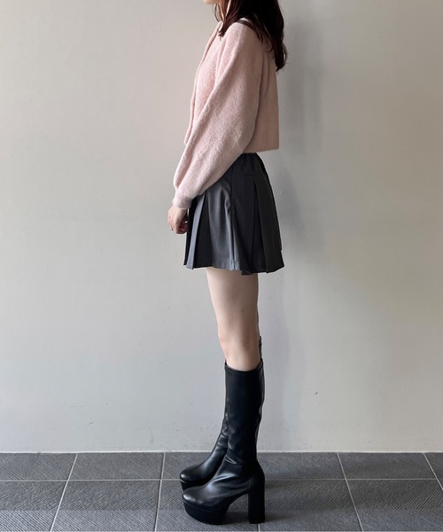 one way(ワンウェイ)の「ワイドプリーツミニスカパン(スカート・レディース・ブラック/グレー/ダークグレー・SMALL/MEDIUM)」の18枚目の写真