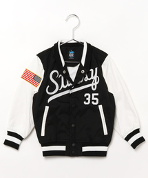 STUSSY | Kids Squad Varsity III Jacket(スタジャン)