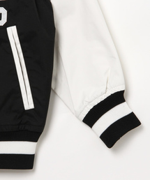 STUSSY スタジャン ネイビー/ホワイト STUSSY◇スタジャン/XL/コットン/NVY/無地/00s/ワッペン/退色有