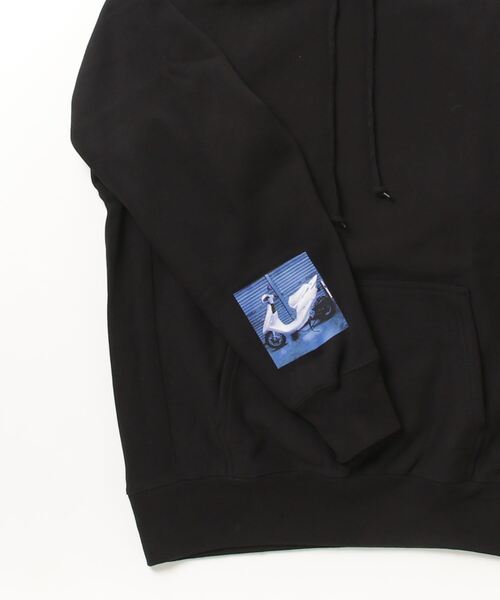 LONELY/論理（ロンリー）の「LONELY(論理)/ロンリー 13ozHEAVY WEIGHT “KTLONELY” HOODIE 裏起毛 フーディー（パーカー・メンズ・ブラック/アッシュグレー・XL/L/2XL）」の13枚目の写真