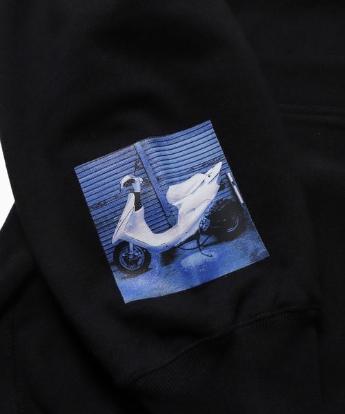 LONELY/論理（ロンリー）の「LONELY(論理)/ロンリー 13ozHEAVY WEIGHT “KTLONELY” HOODIE 裏起毛 フーディー（パーカー・メンズ・ブラック/アッシュグレー・XL/L/2XL）」の6枚目の写真