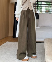 ワイドパンツ ハイウエスト 春秋冬 韓国