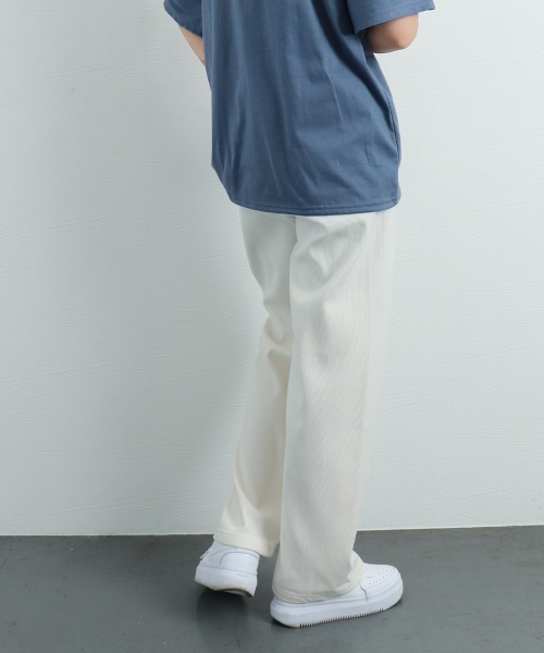 Miniministore(ミニミニストア)の「ワイドパンツ ハイウエスト 春秋冬 韓国(スラックス・レディース・ダークネイビー/ブラック/ダークブラウン/ベージュ/ブラウン/オフホワイト・FREE)」の14枚目の写真