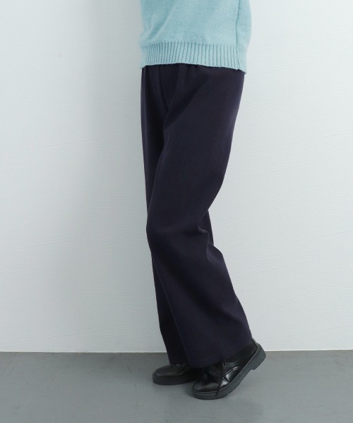 Miniministore(ミニミニストア)の「ワイドパンツ ハイウエスト 春秋冬 韓国(スラックス・レディース・ダークネイビー/ブラック/ダークブラウン/ベージュ/ブラウン/オフホワイト・FREE)」の16枚目の写真