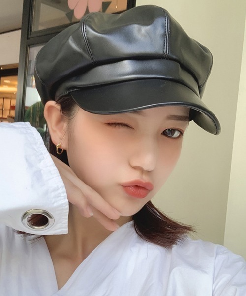 Miniministore（ミニミニストア）の「キャスケット 帽子 レディース 人気（キャスケット・レディース・ワインレッド/ライトブラウン/ブラウン/ブラック・FREE）」の6枚目の写真