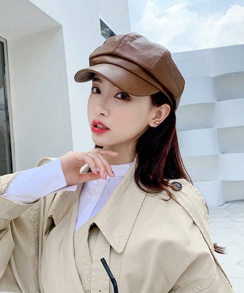 Miniministore（ミニミニストア）の「キャスケット 帽子 レディース 人気（キャスケット・レディース・ワインレッド/ライトブラウン/ブラウン/ブラック・FREE）」の9枚目の写真