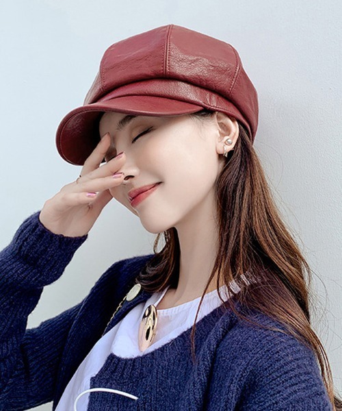 Miniministore（ミニミニストア）の「キャスケット 帽子 レディース 人気（キャスケット・レディース・ワインレッド/ライトブラウン/ブラウン/ブラック・FREE）」の12枚目の写真