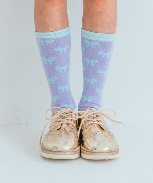 fafa（フェフェ）の「TROLLI LOLLI | ソックス（ソックス/靴下・キッズ・ラベンダー/ミント・LARGE/X-LARGE）」の2枚目の写真