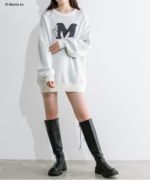 と*ぴ様  × miffy 襟付き ニット セーター Sサイズ miffyジャガードニット 1041180060（ニット/セーター）｜Miffy