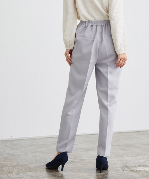 Pierrot（ピエロ）の「キーネックパールブラウスセットアップ（セットアップ・レディース・ホワイト×ブラック/グレー/ネイビー/ブラック・L/M/S/PM）」の21枚目の写真