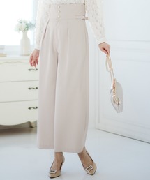 12Twelve Agenda（トゥエルブ　アジェンダ）の「【足長見え！】【ハイウエスト】ウエスト2wayワイドパンツ（その他パンツ・レディース）」