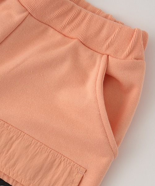 b・ROOM（ビールーム）の「ビッグポケット4分丈スウェットパンツ（その他パンツ・キッズ・サックスブルー/オートミール/オレンジ/ベージュ/ネイビー/ミント・120cm/100cm/130cm/140cm/110cm）」の18枚目の写真