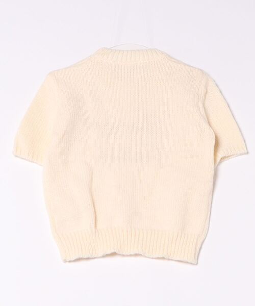 frunco(フランコ)の「ロゴ刺繍入りパステルカラーニット(ニット/セーター・レディース・ホワイト/イエロー/ブルー・FREE)」の4枚目の写真