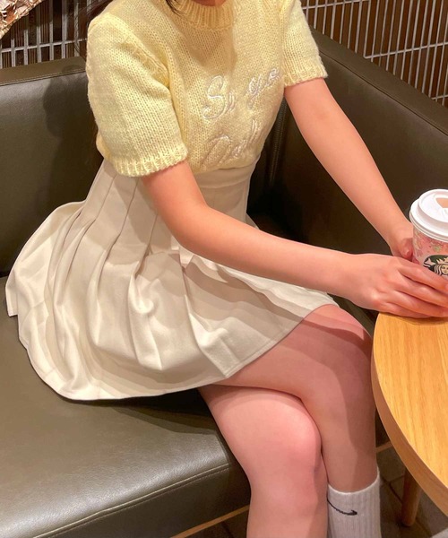 frunco(フランコ)の「ロゴ刺繍入りパステルカラーニット(ニット/セーター・レディース・ホワイト/イエロー/ブルー・FREE)」の15枚目の写真