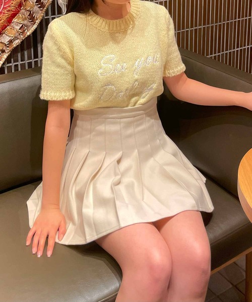 frunco(フランコ)の「ロゴ刺繍入りパステルカラーニット(ニット/セーター・レディース・ホワイト/イエロー/ブルー・FREE)」の17枚目の写真