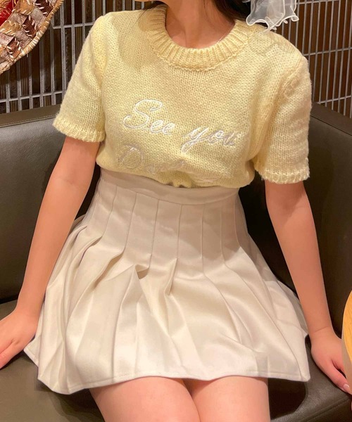 frunco(フランコ)の「ロゴ刺繍入りパステルカラーニット(ニット/セーター・レディース・ホワイト/イエロー/ブルー・FREE)」の22枚目の写真