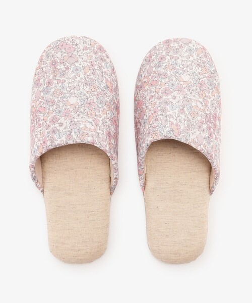 Afternoon Tea（アフタヌーンティー）の「フラワーソフトタイプルームシューズ（ルームシューズ/スリッパ・レディース・ブルー/ピンク・ONE SIZE）」の3枚目の写真