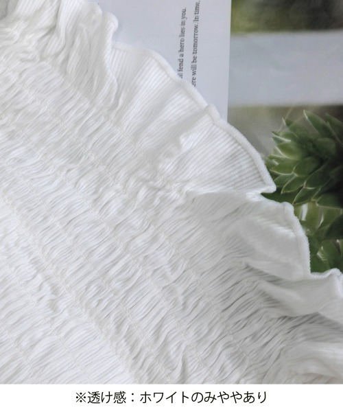 Miniministore（ミニミニストア）の「チューブトップカップ付きインナーおしゃれ（チューブトップ・レディース・グリーン/ブラック/グレー/ホワイト/ワインレッド/ライトブラウン・FREE）」の15枚目の写真