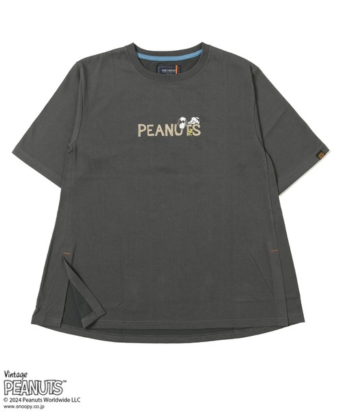 KRIFF MAYER Lady's Collection(クリフメイヤーレディースコレクション)の「スヌーピー半袖チュニック(サーフ)(Tシャツ/カットソー・レディース・イエロー/ブルー/オフホワイト/チャコール/カラフル・LARGE/MEDIUM)」の19枚目の写真