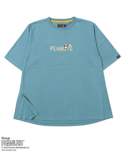 KRIFF MAYER Lady's Collection(クリフメイヤーレディースコレクション)の「スヌーピー半袖チュニック(サーフ)(Tシャツ/カットソー・レディース・イエロー/ブルー/オフホワイト/チャコール/カラフル・LARGE/MEDIUM)」の21枚目の写真